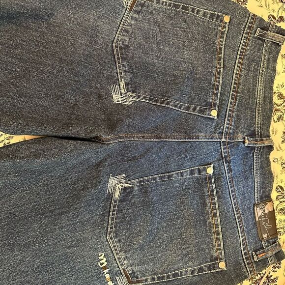 Vintage Makaveli Branded Tupac Shakir Denim Jeans Size 38 - Picture 9 of 10